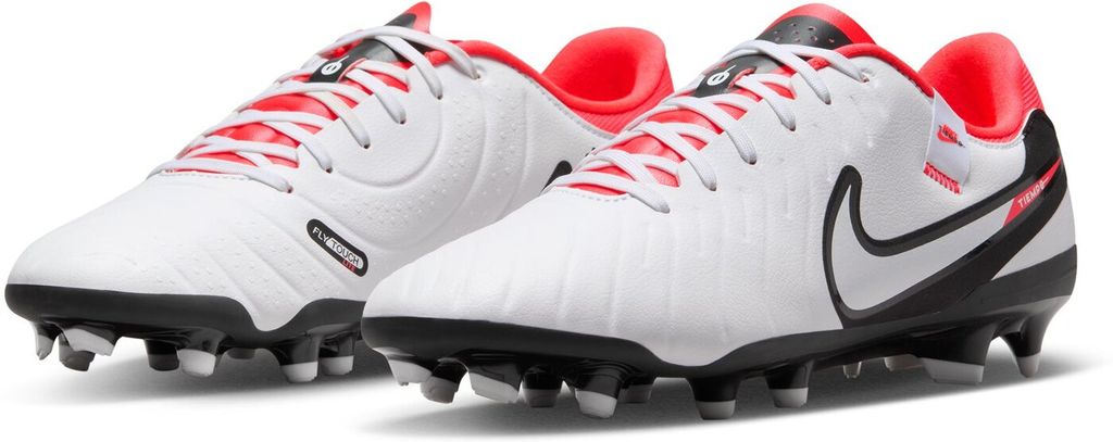 Nike Legend 10 Academy Fg/Mg White/Black-Bright Crimson Zdjęcie produktu 4