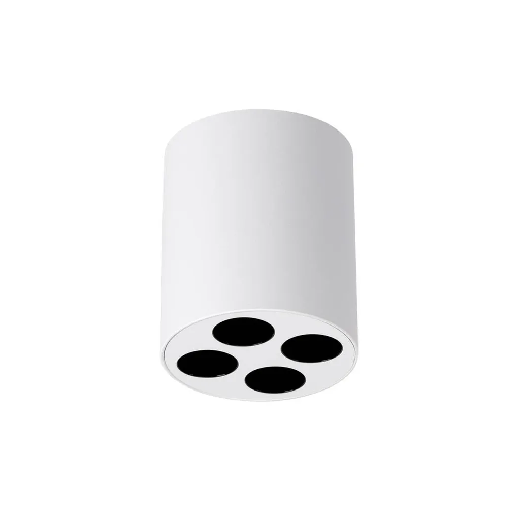 Plafonnier ZOE blanc LED 4x9W Sollux Lighting en aluminium 8,3x7,2cm