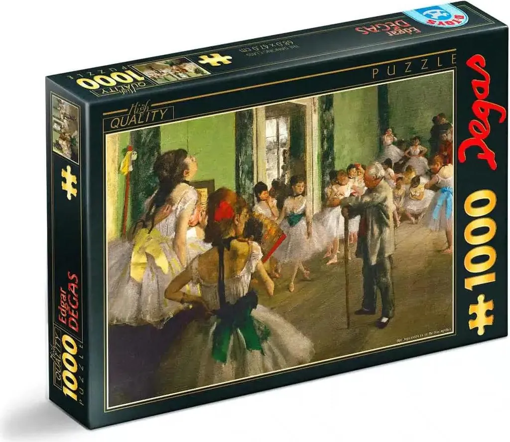 Puzzle 1000 pièces Degas Leçon de danse : Qualité Image et Anti-Reflet