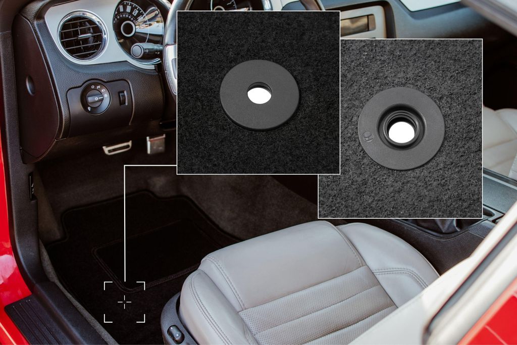 tappeti tappetini in gomma per ford b-max 12 set kit su misura