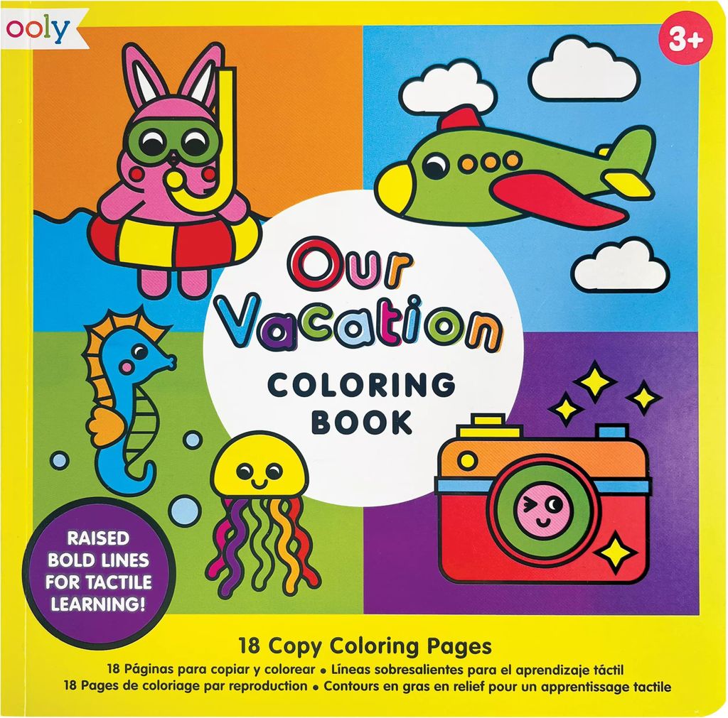 Ooly Malbuch Urlaub kreativer Malspaß für Kinder
