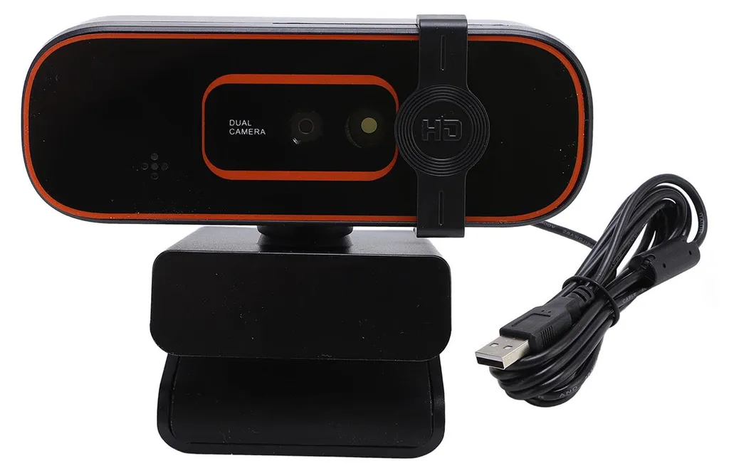 Webcam 1080P à 30 fps avec microphone privé dissimulé et autofocus