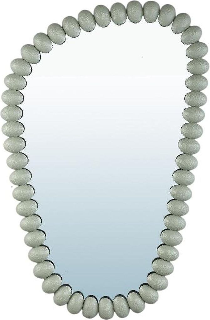Zrkadlo PTMD Danae - zelené - 58 x 4 x 86 cm Obrázok produktu 