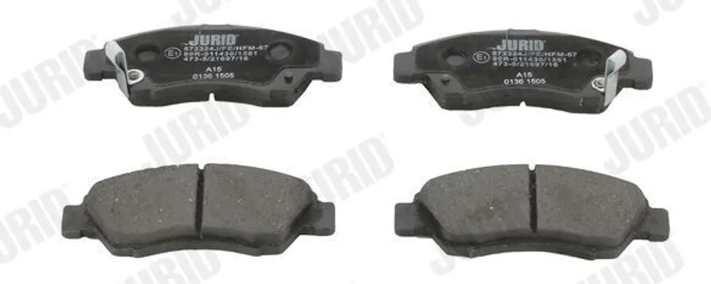 Supprimez les bruits de freinage Honda Jazz II avec plaquettes JURID