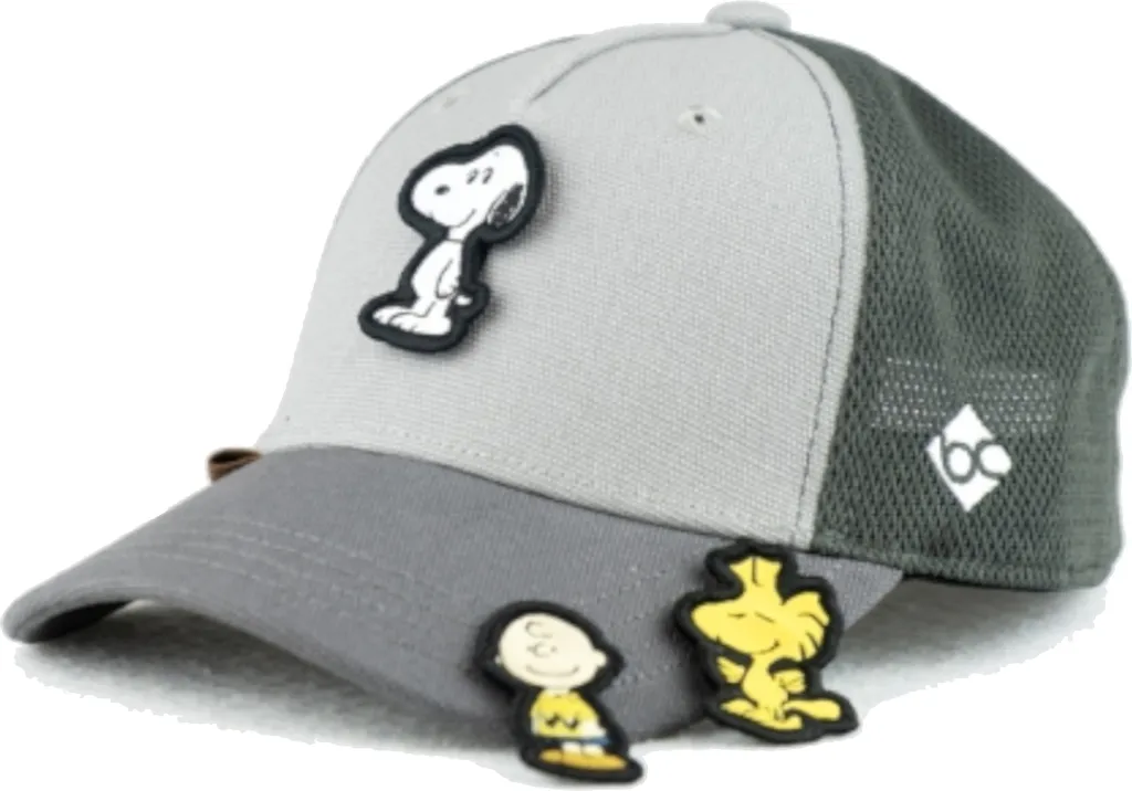 Cappellino Bambino Bavarian Caps Peanuts Transformer Grau - Alta Qualità