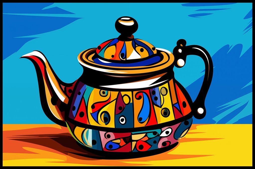 Plakat 91,5x60cm Vielleicht Tees?