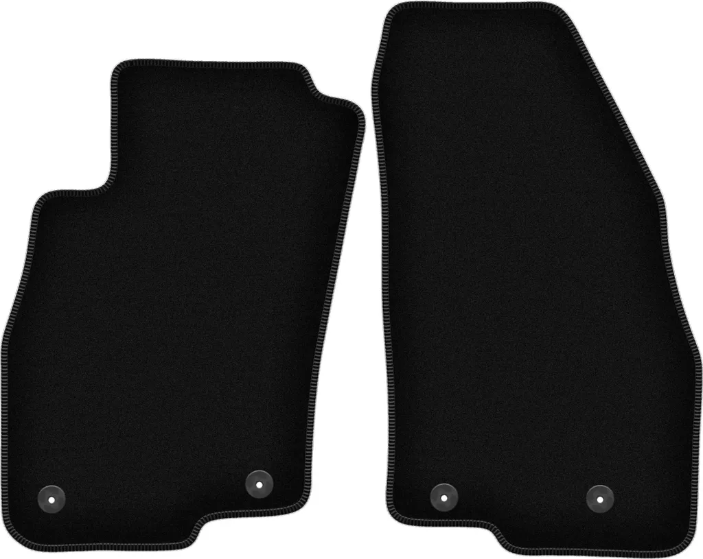 Tappetini Alfa Romeo Mito 2008-2019 Velluto Nero 2pz Wielganizator