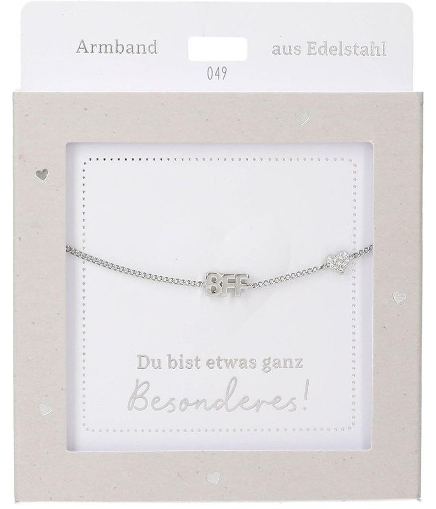 Depesche Armband BFF Silber Freundschaft Geschenk Mädchen