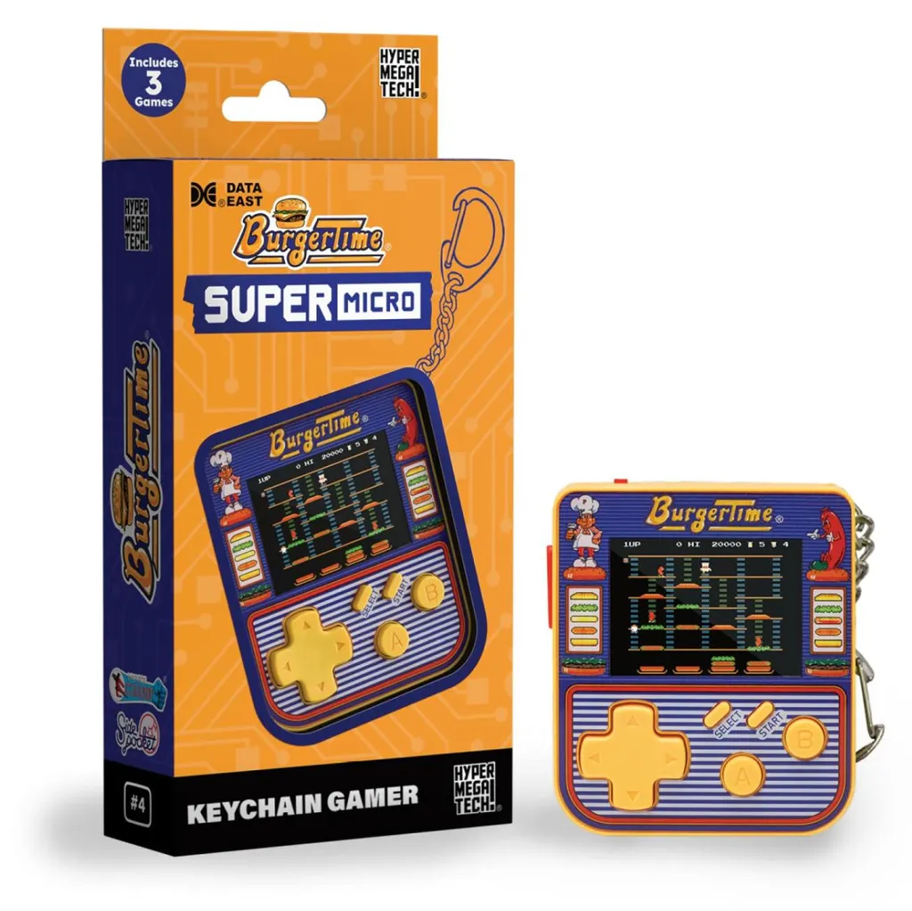 Ne Perdez Plus Vos Clés grâce au Porte-clés BurgerTime Lumineux Gamer