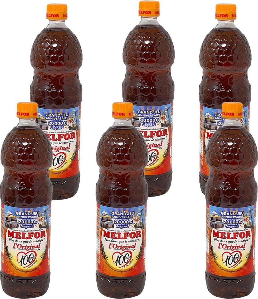 Melfor Originálne octové korenie - 6 x 1 litrová fľaša na Obrázok produktu 