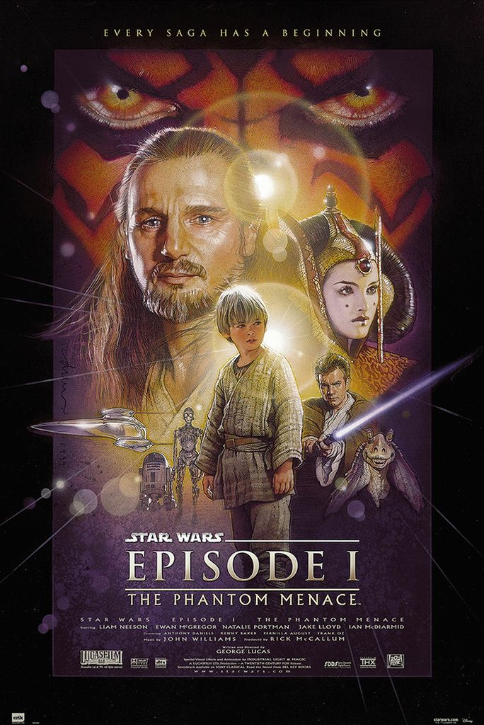 Star Wars Poster Episode 1 The Phantom Menace 61 x 91,5 cm