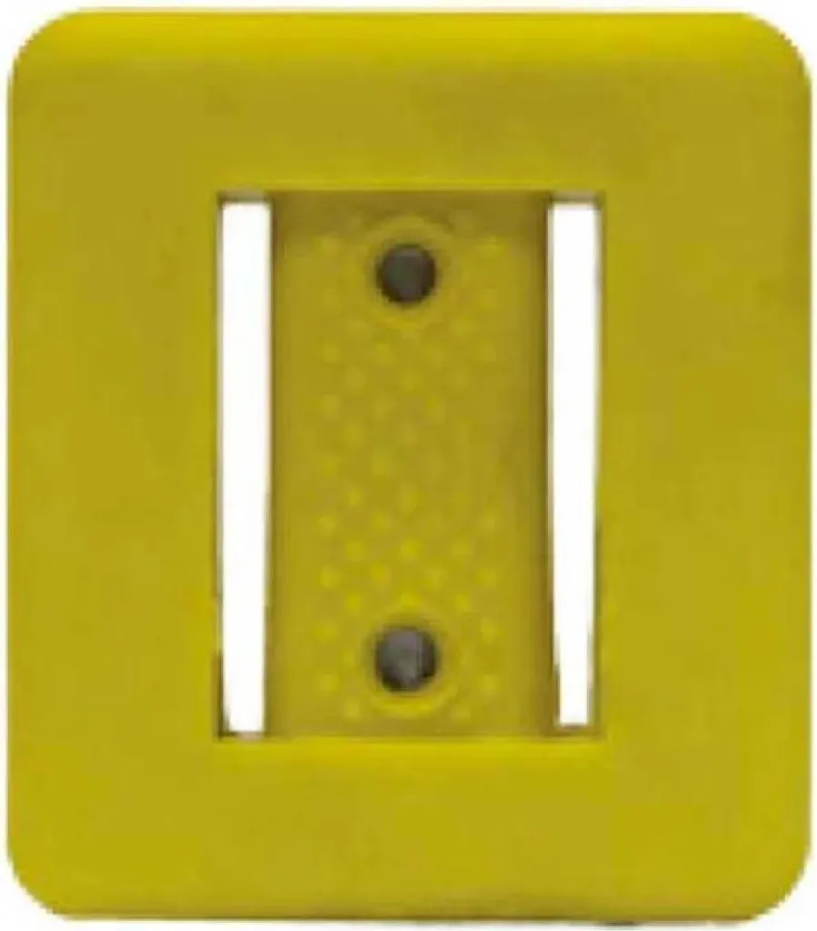 Poids de Plongée 2 kg Anti-Glisse Tecnomar Jaune pour Ceinture de Lestage