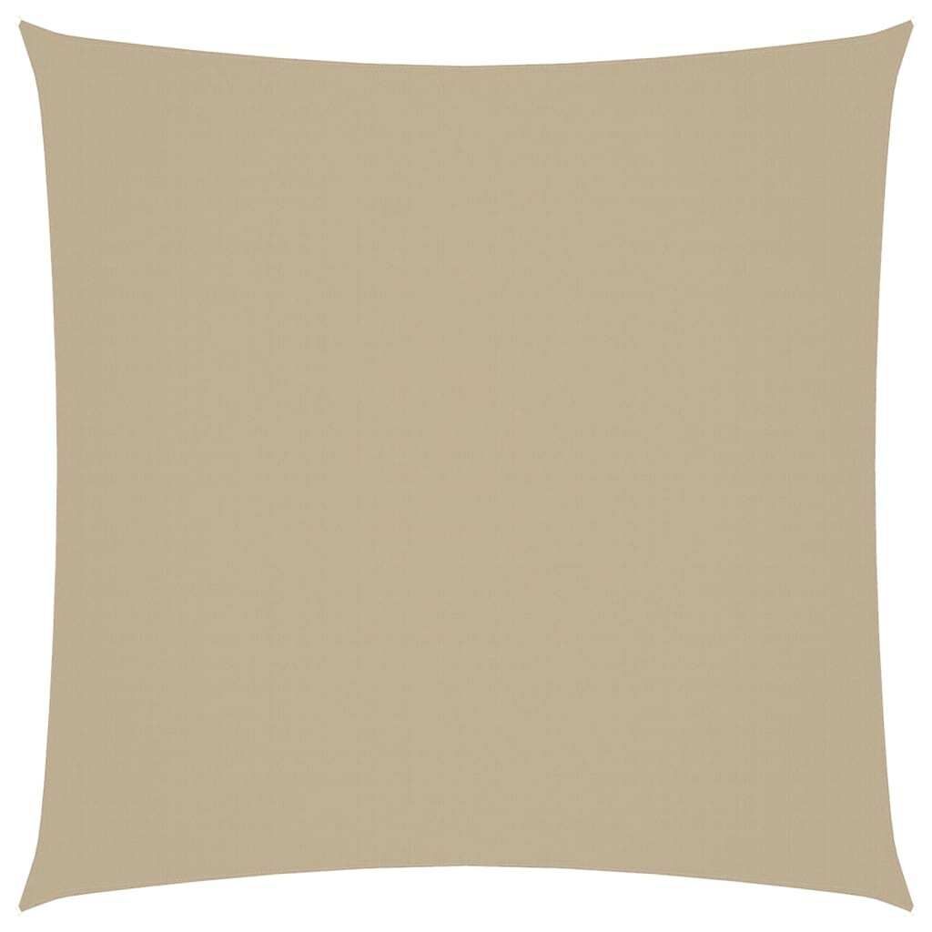 vidaXL Sonnensegel Oxford-Gewebe Quadratisch 2x2 m Beige