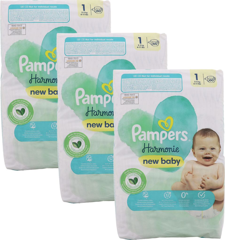 Pampers® Windeln Harmonie™ Größe Gr.1 (2-5 kg) für Produktbild 