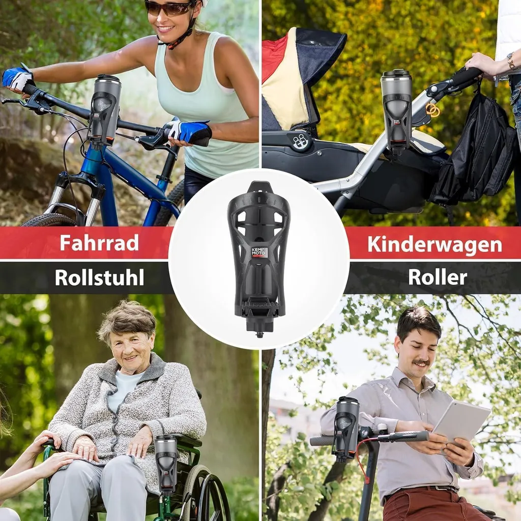 Support de bouteille universel pour vélo pince robuste 800ml en métal - 6