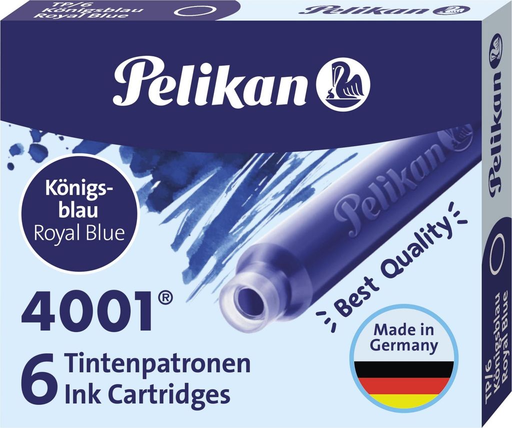 Cartucce inchiostro Pelikan 4001® – set da 6 pezzi Immagine del prodotto 