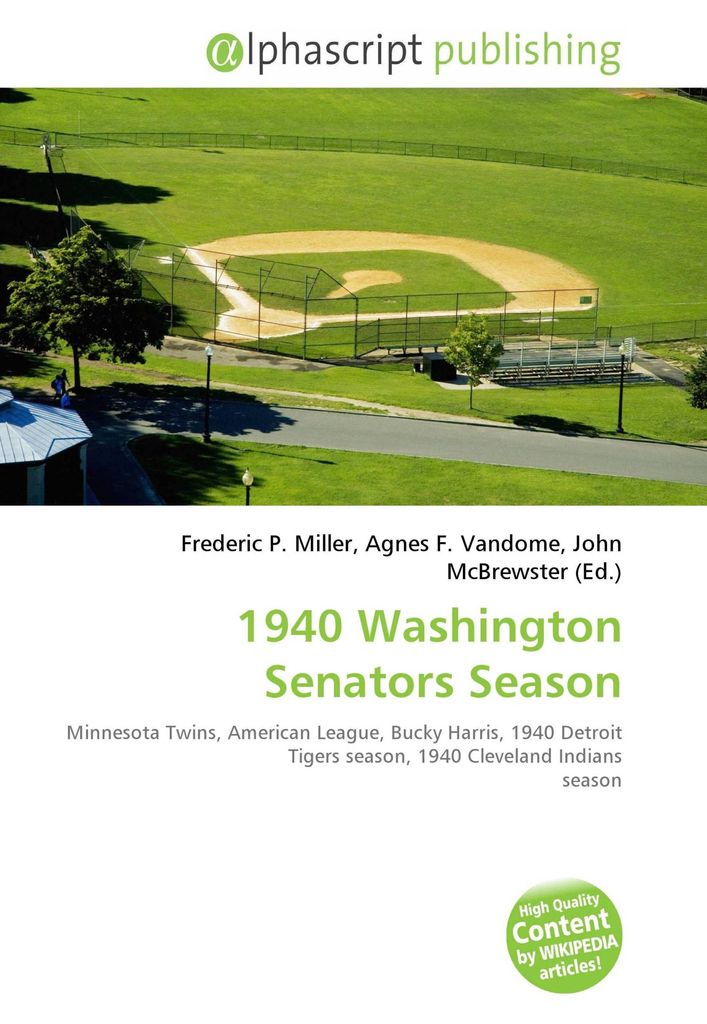 1940 Washington Senators Season
