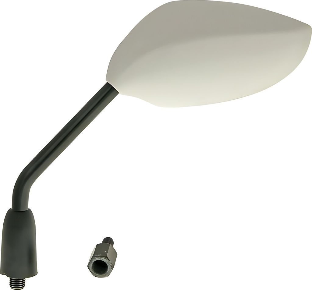Spiegel Sport links M8 / M10 oval weiß