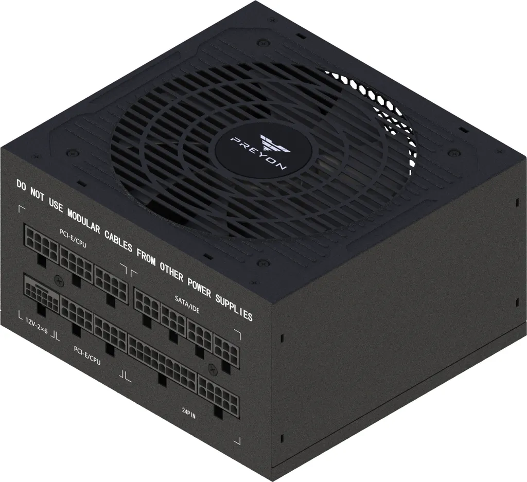Alimentatore 850W Preyon Eagle Power Gold - Gaming Ready Modulare