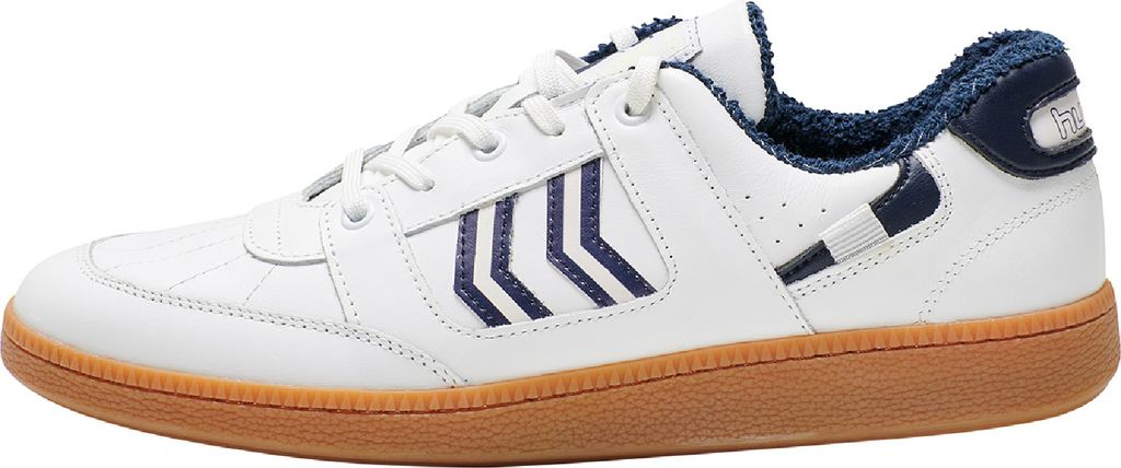 Hummel Seoul Sneaker Sportschuhe Freizeitschuhe weiß/dunkelblau 206711-9425, Schuhgröße:44 EU