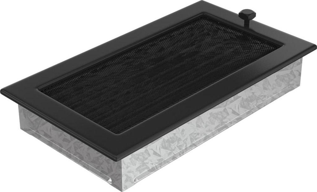 Mřížka 17x30 černá se žaluzií Obrázek produktu 