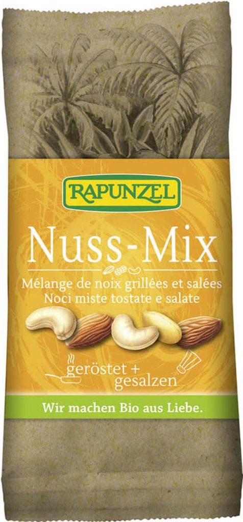 Rapunzel - Mélange de noix grillées, salées - 60g Image du produit 
