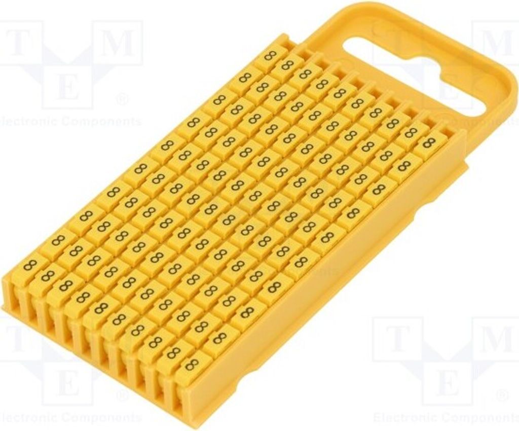 100x Kennzeichnungkierer für Kabel und Leitungen 4,3÷5,3mm 561-03684 Kabelmarker