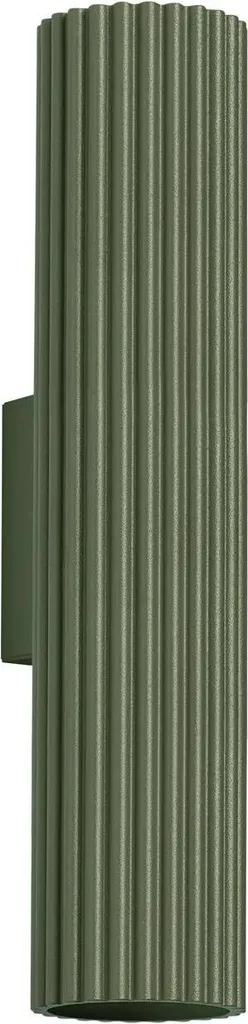 Offerta Lampada da Parete KARBON 30 Verde Oliva | Sollux Alluminio
