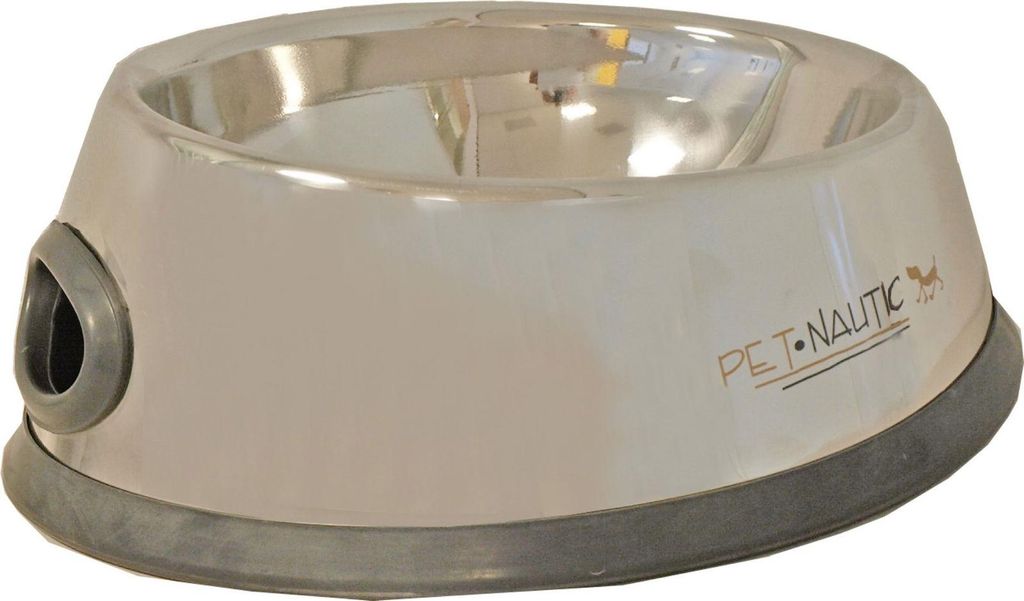 Hundenapf Edelstahl schwer rutschfest oval 36 cm Fress- und Trinknäpfe-Hund - Gebr de boon