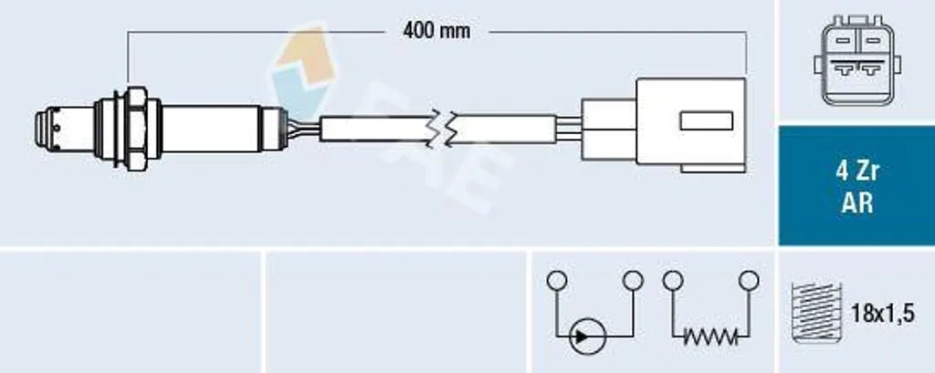 Capteur d'Oxygène Sonde Lambda Compatible Toyota Corolla Avensis Verso