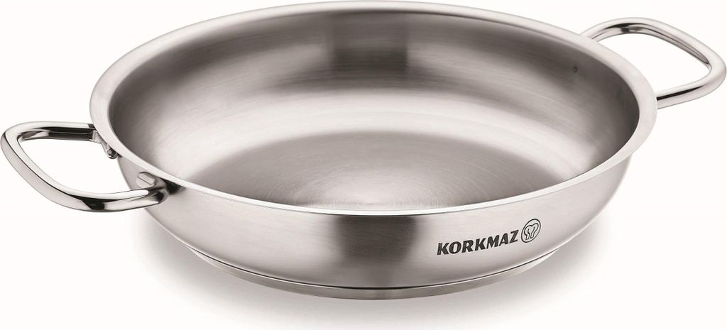 Korkmaz Proline - Padella per paella in acciaio inox da 32 Immagine del prodotto 