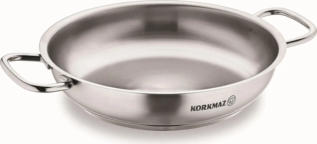 Korkmaz Proline Padella Paella 32cm Inox Professionale Induzione