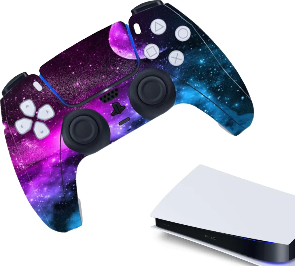 Adesivo per controller PS5, PlayStation 5 - Skin per videogiochi ad alte prestazioni - Accessori di protezione - Universo