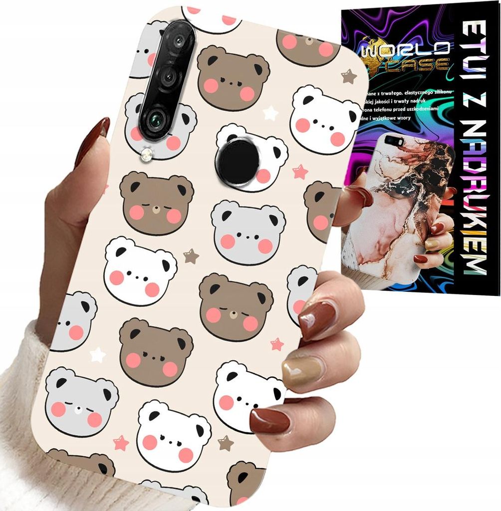 Hülle Für Huawei P30 Lite - Teddybär Designs Für Kinder + Glas
