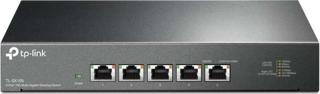 Switch Réseau 10G Multi-Gigabit - CPNT 5 Ports RJ45 Base-T Puissant
