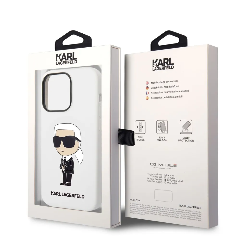 Karl Lagerfeld custodia per telefono iPhone 15 / 14 / 13 6.1