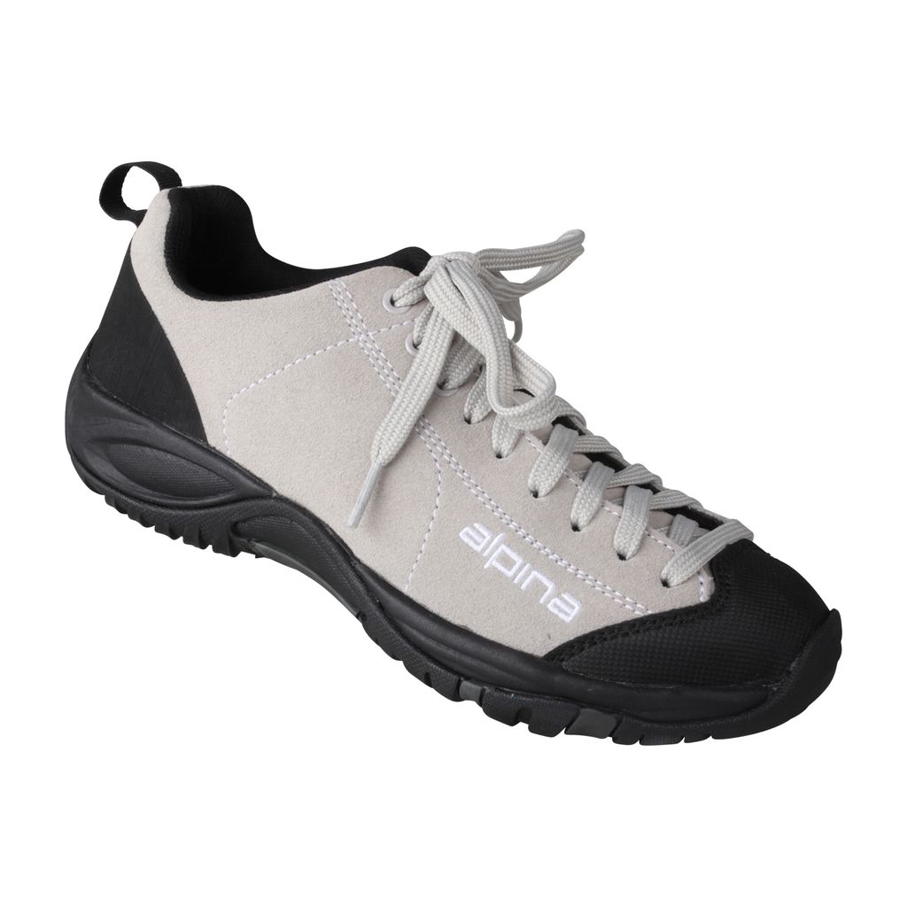 ALPINA Damen Schnürer Valea aus echtem Leder in Weite H Trekkingschuhe mit Einlegesohle, leichte Wanderhalbschuhe Frauen Outdoor Freizeitschuhe Gr...