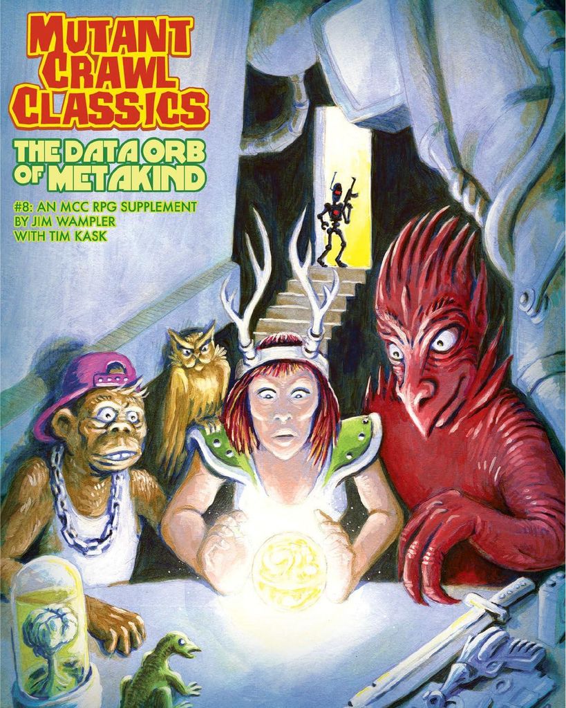 Mutant Crawl Classics RPG #8 The Data Orb of Mankind - Tabletop-Rollenspiel - ENG Edition
