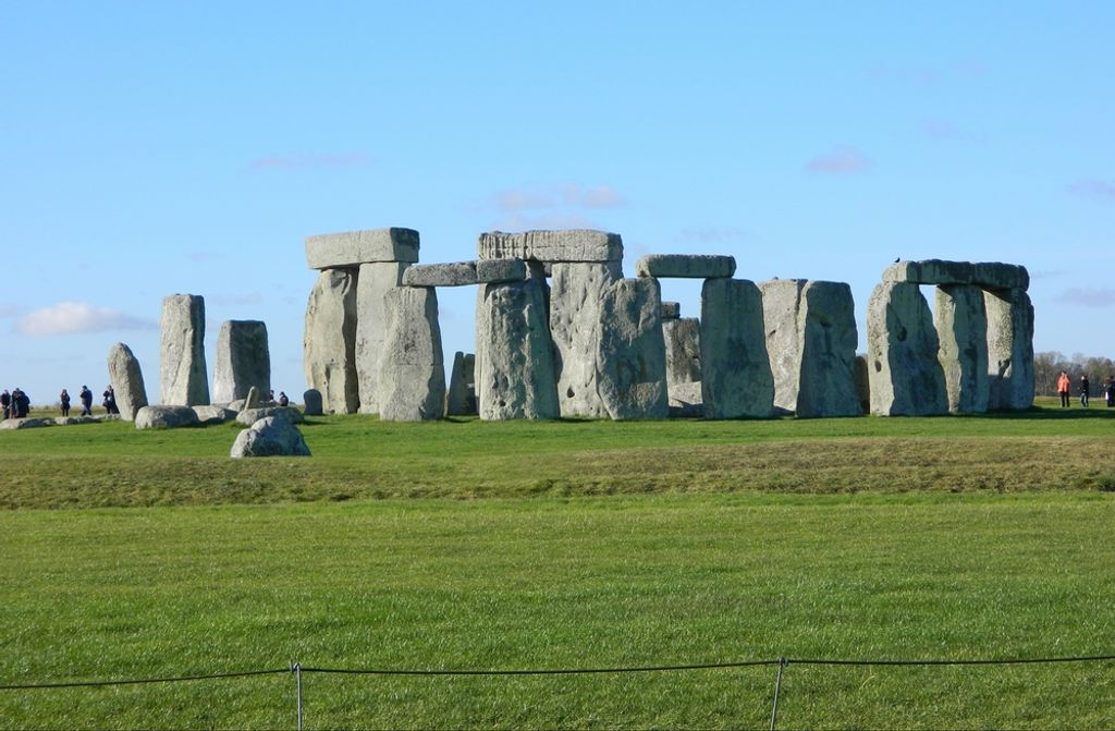 hansepuzzle 59398 - Stonehenge Puzzle, 500 Teile, Natur, 46,0 x 30,0cm mit hochwertiger Aufbewahrung, Kartonbox und wiederverschließbarem Beutel