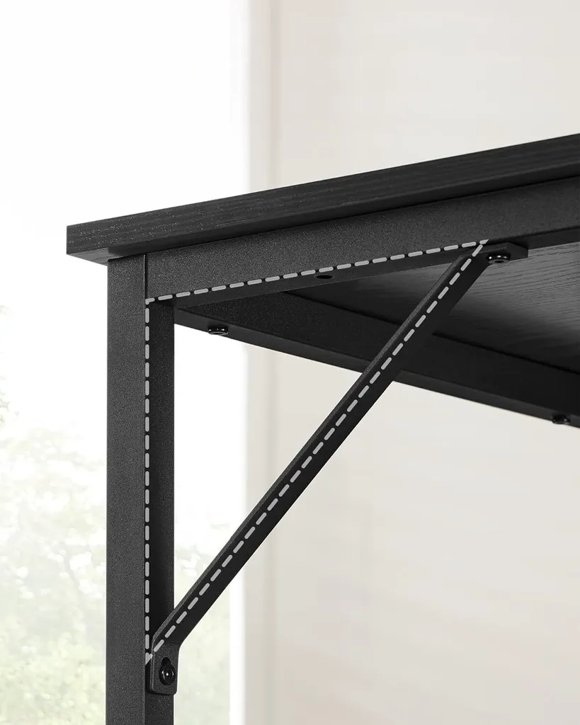 Scrittoio VASAGLE Industriale 100x50cm: Miglior Scrivania PC Economica