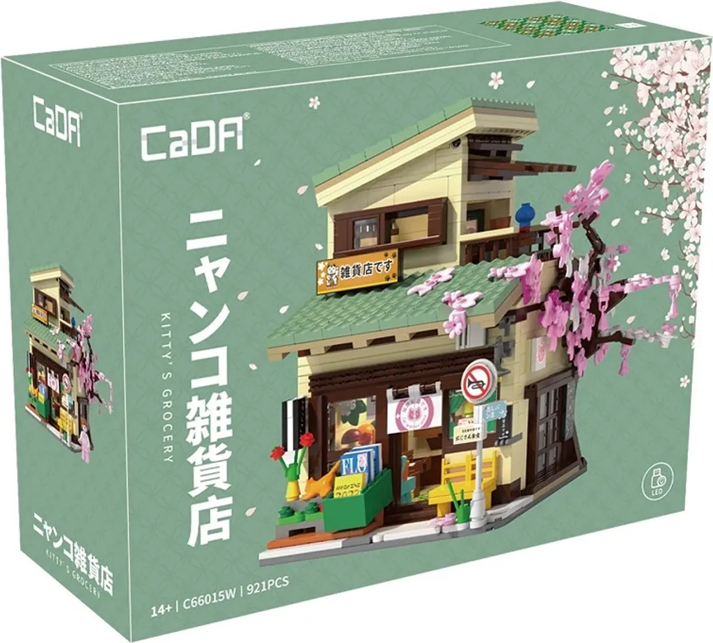 Jeu de Construction Boutique Chat en Briques Miniatures CaDa Blocks
