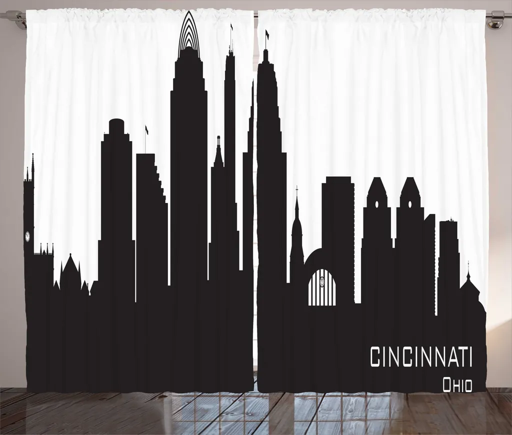 ABAKUHAUS Cincinnati Tenda Soggiorno Grigio Antracite 280x245 Ganci