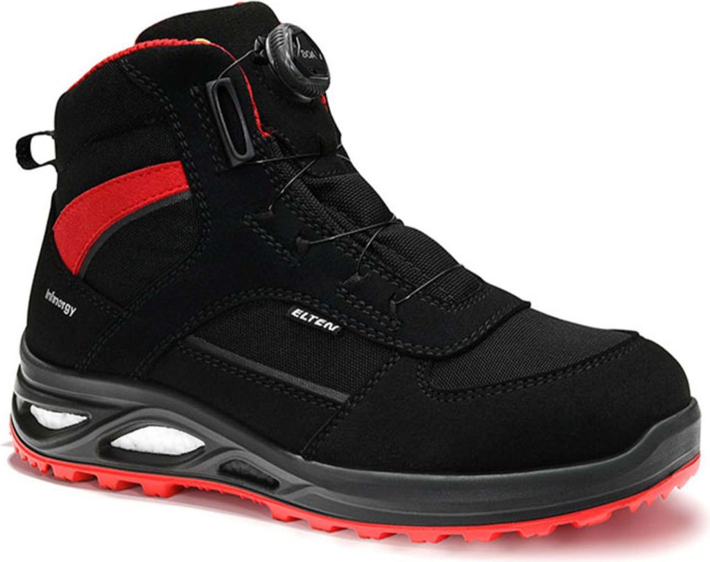 ELTEN Sicherheitsschuhe HANNAH XXTL BOA black-red Mid ESD S3 746561 Schwarz, 42