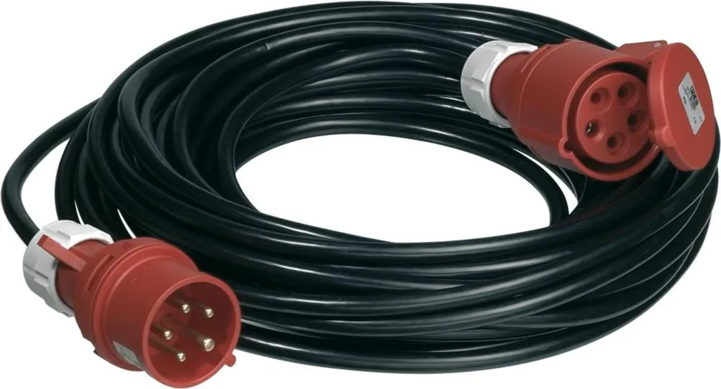 Prolunga Industriale CEE 16A REV RITTER 10mt | Cavo H07RN-F 3G2,5 Nero