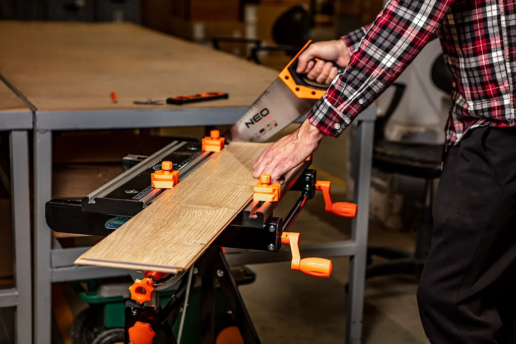 Table de travail robuste 100 kg - Grande surface NEO TOOLS ajustable - 3