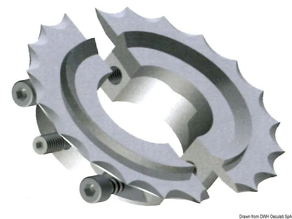Coupe-fil en acier VA Ø80mm pour éviter les bavures de coupe sur métal
