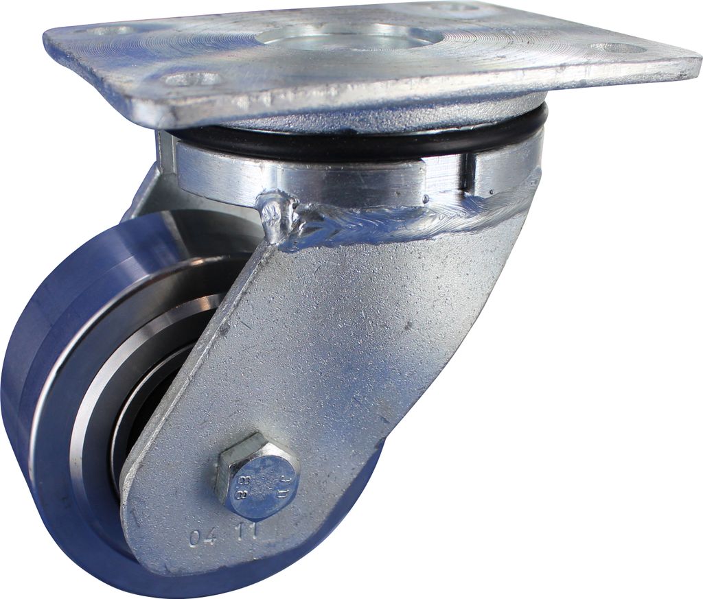 Lenkrolle ohne Feststeller Rad 200mm Stahl Kugellager Tragfähigkeit:6000KG