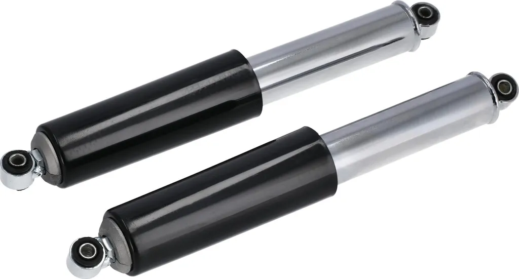 Amortisseurs arrière Simson KR51/1 SR4-2 - Chrome et Noir 300 mm
