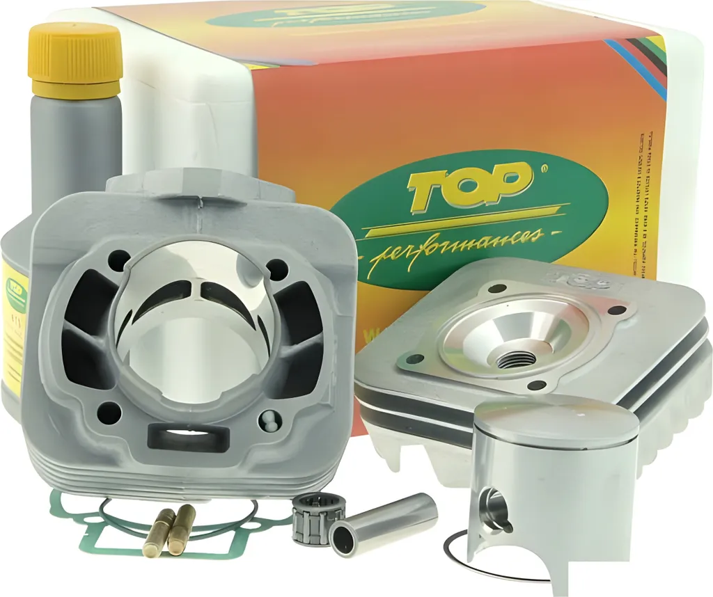 Kit 70cc TPR Piaggio AC d47,6mm avec Cylindre Aluminium et Culasse HC