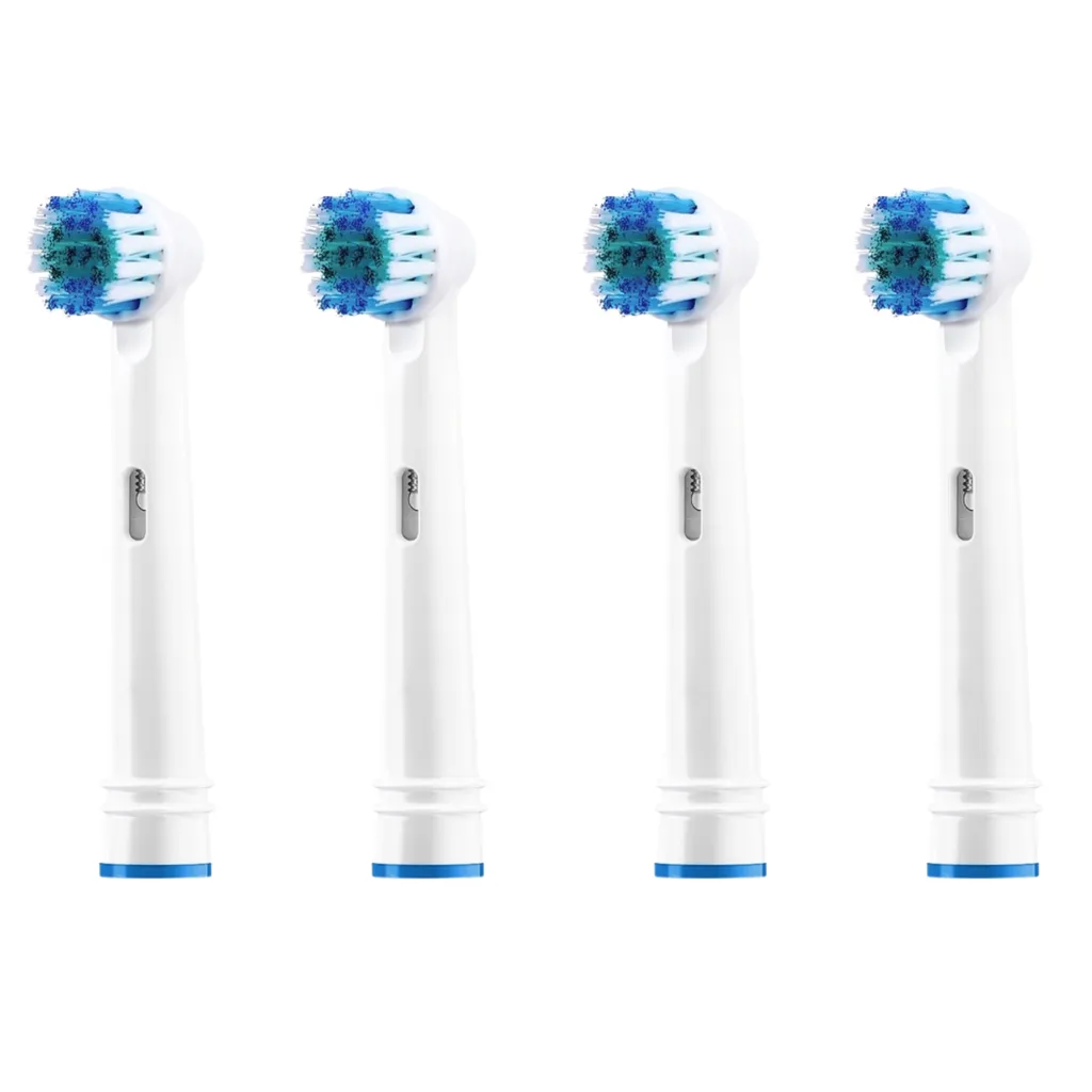 4 Testine Compatibili Oral-B Pulsonic Slim Healthy White Ricambio